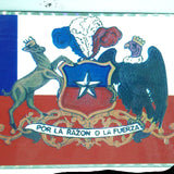 Coat Of Arms Of Chile Por La Razón O La Fuerza "By reason or force" Plastic Home
