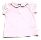 Jacadi Paris Baby Girl Toddler Polo Shirt Short Sleeve Top T-Shirt Pink 12M