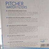 Ledoux Pitcher Water Purification Filter 5 Layer of Mineral Stones BPA Free 4Gal