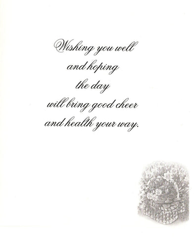 Well Wishes Health Blessings Greeting Card