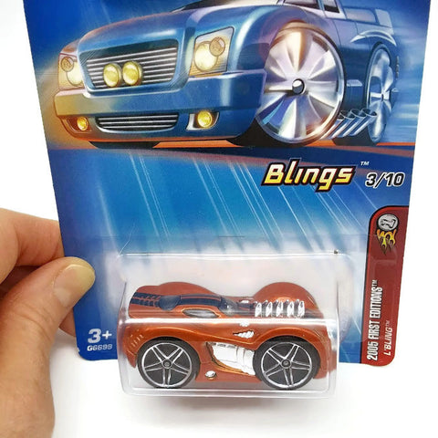 Hot Wheels 2005 First Editions, Blings,  3/10 #033, Orange, NEW