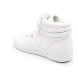 Reebok Youth Big Kids' Athletic Freestyle Hi Walking Shoe White/Silver