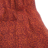 Gangotri Indian Handcrafted Maxi Long Skirt Orange/Bordeaux