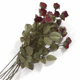 Red Roses Bouquet Artificial Flowers, 22 heads 1"