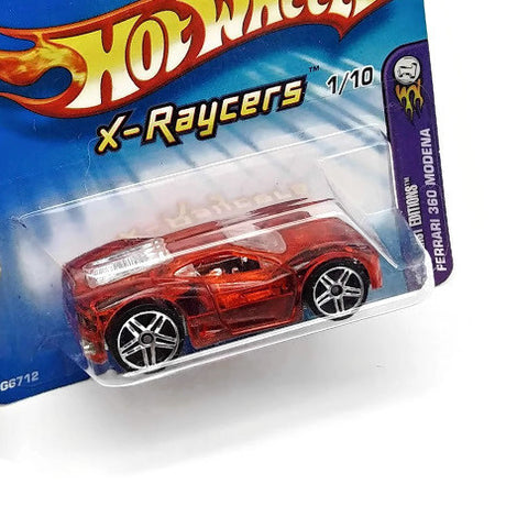 Hot Wheels 2005 Ferrari car 360 Modena, X-Raycers 1/10 #051