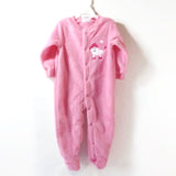 Baby Girl Sleepwear, 6/9 Months, One Piece, Sweet & Soft, Pink-   New
