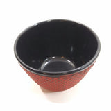 Japanese Tea Cups Set Of Two Red