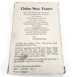 RARE OSHO Neo Tarot 60 Card Deck W/Booklet Bhagwan Rajneesh Foundation