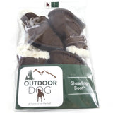 Dogs Winter Boots Outdoor Dog Warm Boot Paws Protector Small Brown Pet Shoes