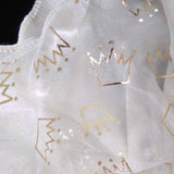 Baby Girl Duck.Duck Goose 6-9M Black/White/Gold  "Give me Sparkle" Outfit