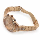Unisex Watch Rose Gold Tone Wrist Band