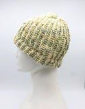 Women's Handmade 100% Wool Knit Winter Beanie Hat Yellow