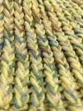 Women's Handmade 100% Wool Knit Winter Beanie Hat Yellow