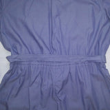 Women's Old Navy Utility Jumpsuit Waist Defined Chambray Pockets V Neck Long