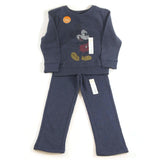 Mickey Mouse Toddler Boy Fleece Pant Jumping Beans Softest Straight Leg W/Cartoo