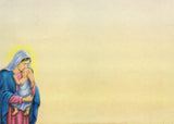 Virgin Marry Holding Baby Jesus Greeting Card "God is With Us" Matthew 1:23