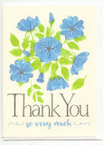 Lot of 2 Trader Joe's Thank You Greeting Cards Flowers Spring Time New