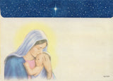 Virgin Marry Holding Baby Jesus Greeting Card "God is With Us" Matthew 1:23
