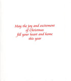 Santa Claus Reindeer and Christmas Gifts Holiday Seasons Greeting Card