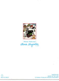 Snowman Christmas Greeting Card  Holiday Wishes Winter Seasons Blessing Gift VTG