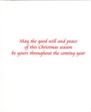 Snowman Christmas Greeting Card  Holiday Wishes Winter Seasons Blessing Gift VTG