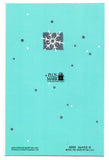 Glittered Silver Snow Flax Christmas New Year & Holidays Wishes Greeting Card