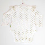 Baby Girl Duck.Duck Goose 6-9M Black/White/Gold  "Give me Sparkle" Outfit