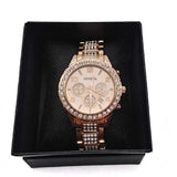 Unisex Watch Rose Gold Tone Wrist Band