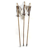 Traditional Vintage Archery Wooden Arrows with Feathers Wood Shaft Handmade