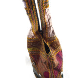 Vintage Hippie Hobo Purse Shoulder Crossbody Drop Cotton Handmade Bag