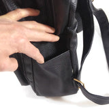 Black Backpack Casual Satchel Handbag Travel Hiking Purse Shoulder Unisex Bag