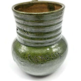 Handmade Clay Mag Hot Drinks With an Handle 16oz Olive Green
