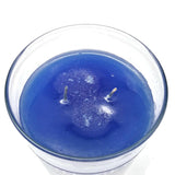 Village Candle Summer Breeze, 2 Wick, Glass jar 24 oz Scented, Ocean Blue  - NEW