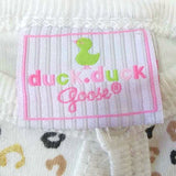 Baby Girl Long Sleeves Outfit 7 Pc. Tight-Fit Footie White & Sparkling Gold 3-6M