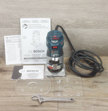 Bosch 1/4-in 5.6-Amp 1-HP Variable Speed Fixed Corded Router 2 Base Plates Bonus