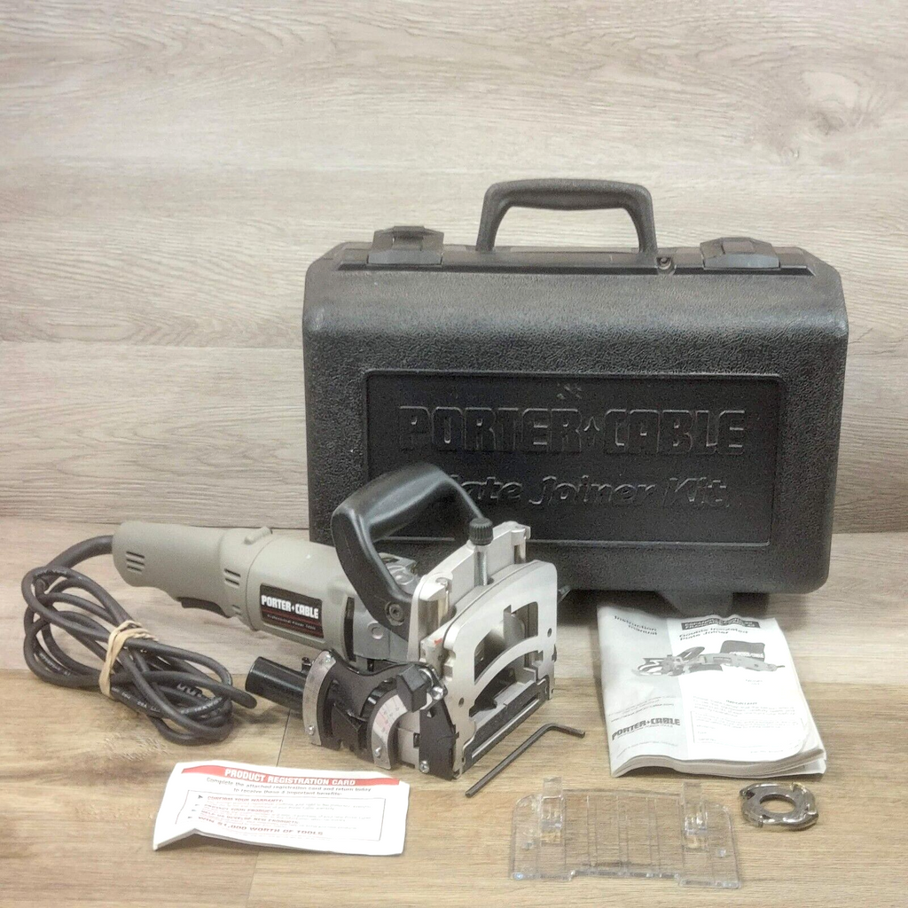 Porter Cable Professional Plate Joiner 557 w/Extra Blade Manual Case