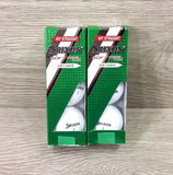 Srixon 6 Golf Balls White Soft Feel #1 & #2 2 Sleeves 6 Balls Total Hit Straight