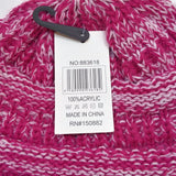 Women's Fleece Fashion Winter Warm Skellies Beanie Hat Pink American Bears