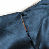 Tara Jarmon Black Silk Top Women's Short Sleeve Shirt Blouse Size 36 Side Zip