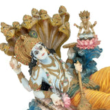 Lord Vishnu Ananta Shesha Mother Lakshmi Lord Brahma Statue 8” Hinduism