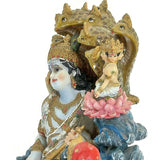 Lord Vishnu Ananta Shesha Mother Lakshmi Lord Brahma Statue 8” Hinduism