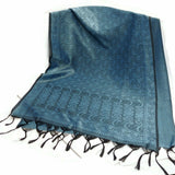Women Soft Silky Winter Wrap Scarf Shawl Neckwear Blue Holidays Gift For Her