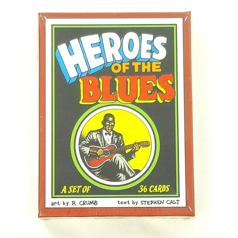 Heroes of the Blues 36 Trading Cards Set by R. Crumb Sealed