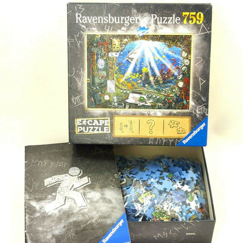 Ravensburger Original Escape Puzzle Submarine 759 Pcs Jigsaw 27x20" Kids Adults