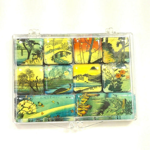 Nature Pastoral Collection Mighty Magnets Set of 10 Collectible Fridge Magnets