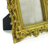 Golden Antique Vintage Picture Photo Frame Table Top 9.25x7.25 inches