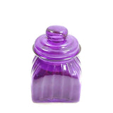 Lavender Scanted Purple Glass Jar Container Candle Perfume Home Décor Fragrance