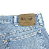 Men's Shorts Wrangler Bermuda Jeans Pants Summer Blue Cropped Pockets Slacks 34