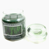 Village Candle Balsam Fir 2 Wick Glass Jar Container Scanted Fragrance Deco 16oz