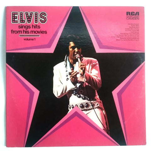 Elvis Presley ‎– Elvis Sings Hits From His Movies - Volume 1 Vinyl LP 12''
